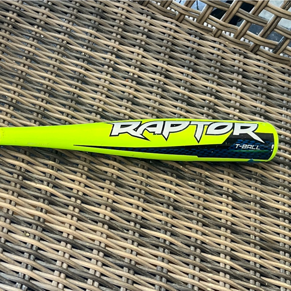 Raptor Yellow and Blue Baseball Bat